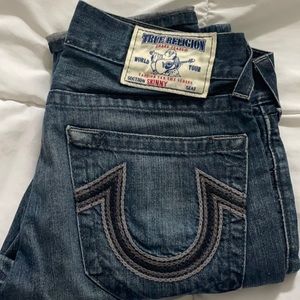 True religion men skinny jeans 31x34